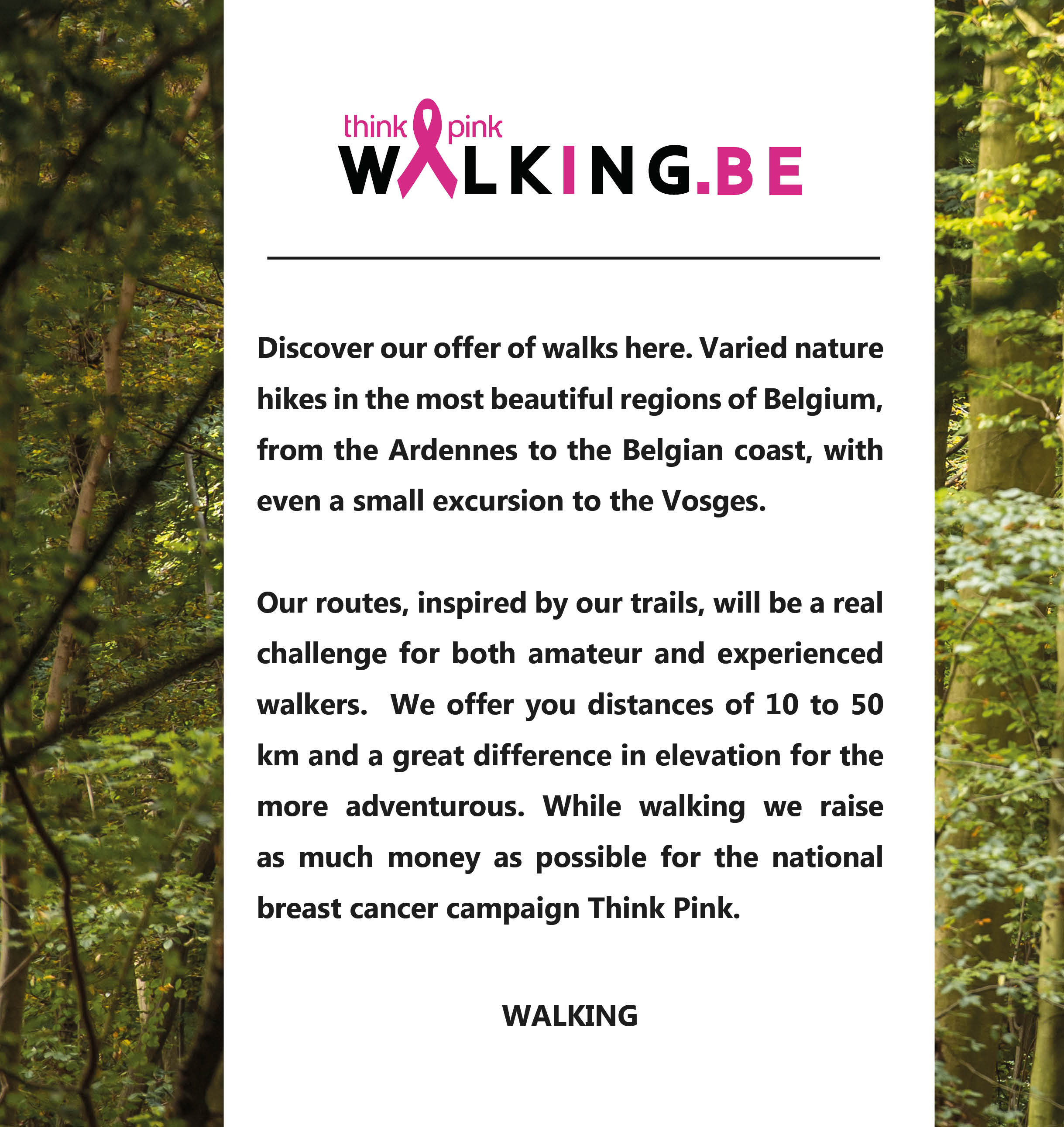 Category Think Pink Walking Series