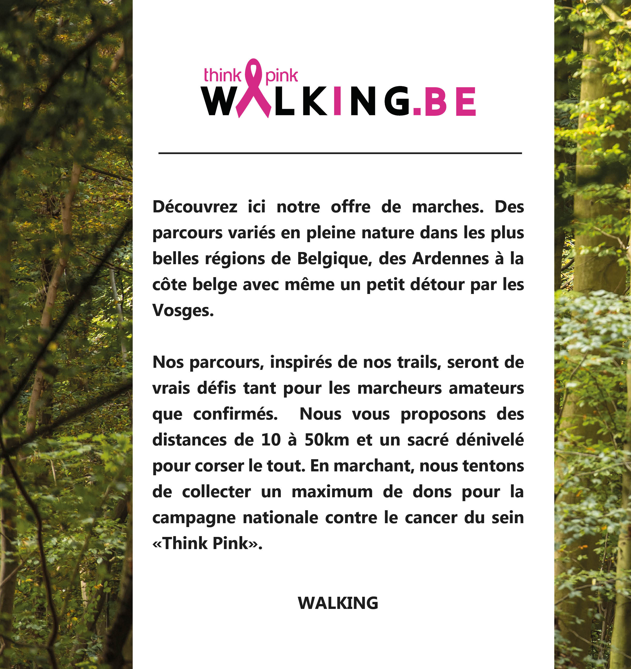 Category Think Pink Walking Series